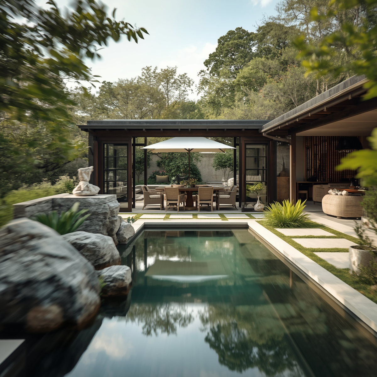Luxury garden design Dubai